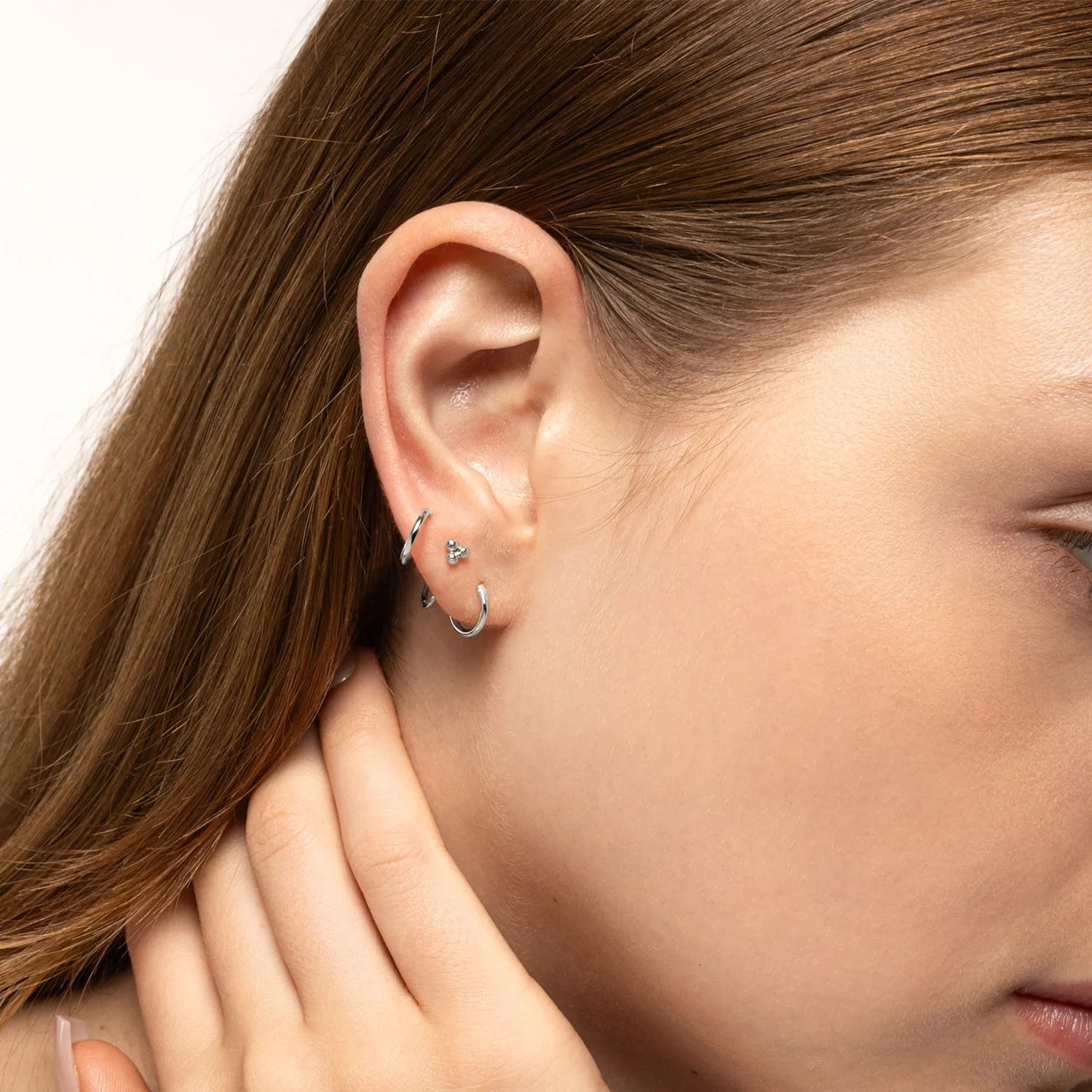 Mini Endless Hoop Earrings