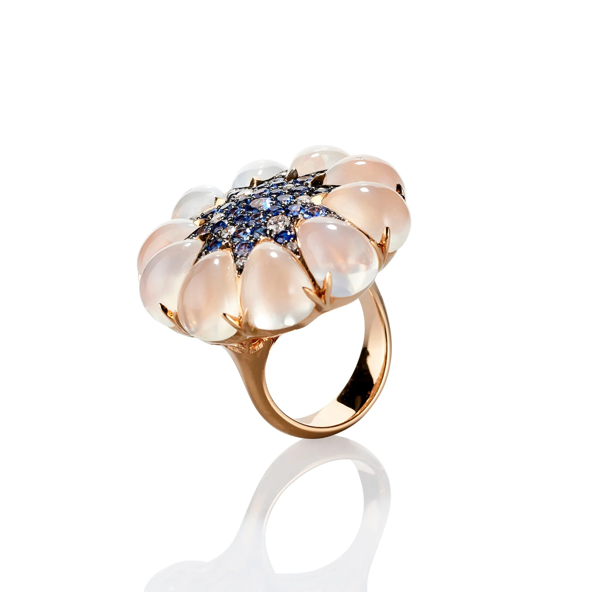 Moon & Star Ring