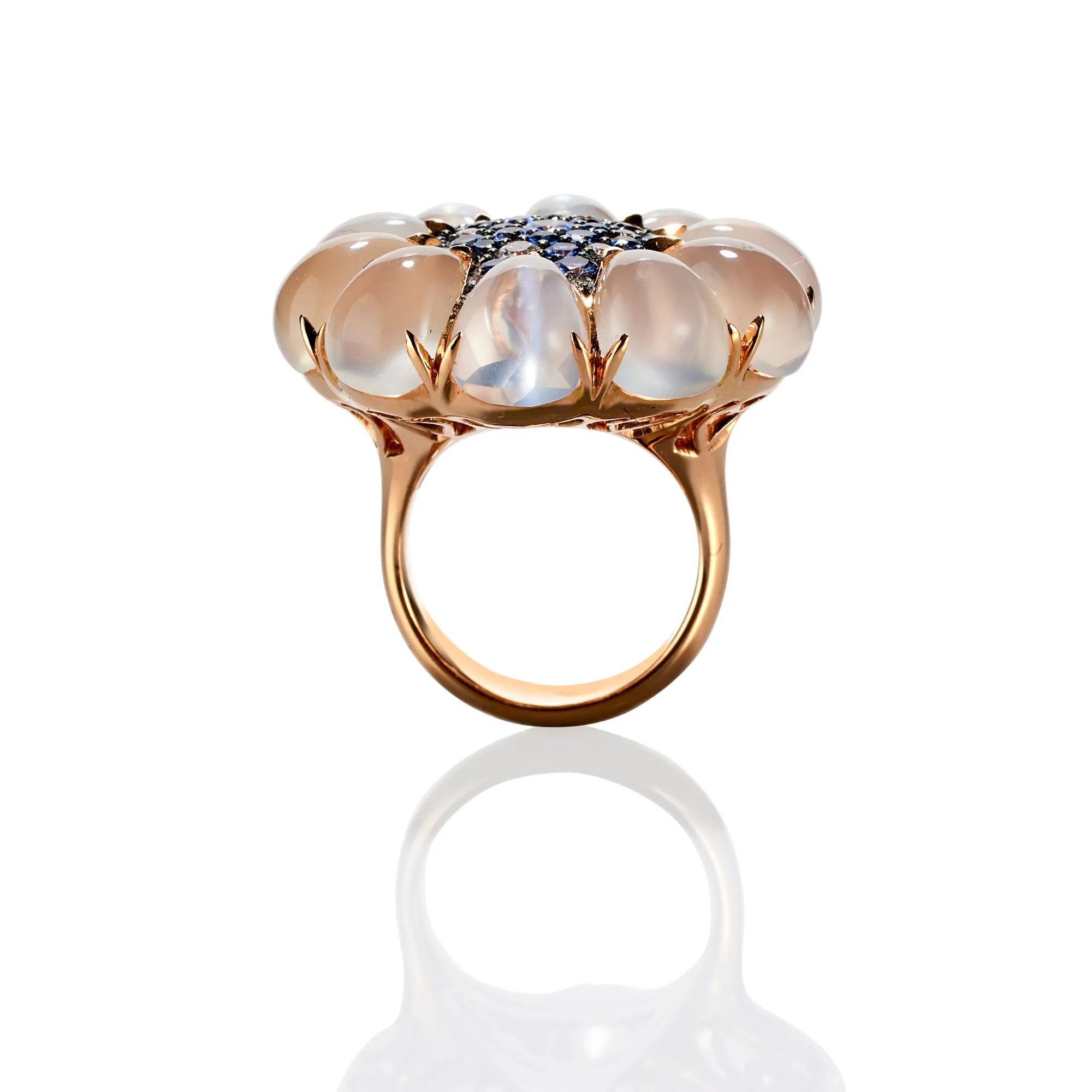Moon & Star Ring