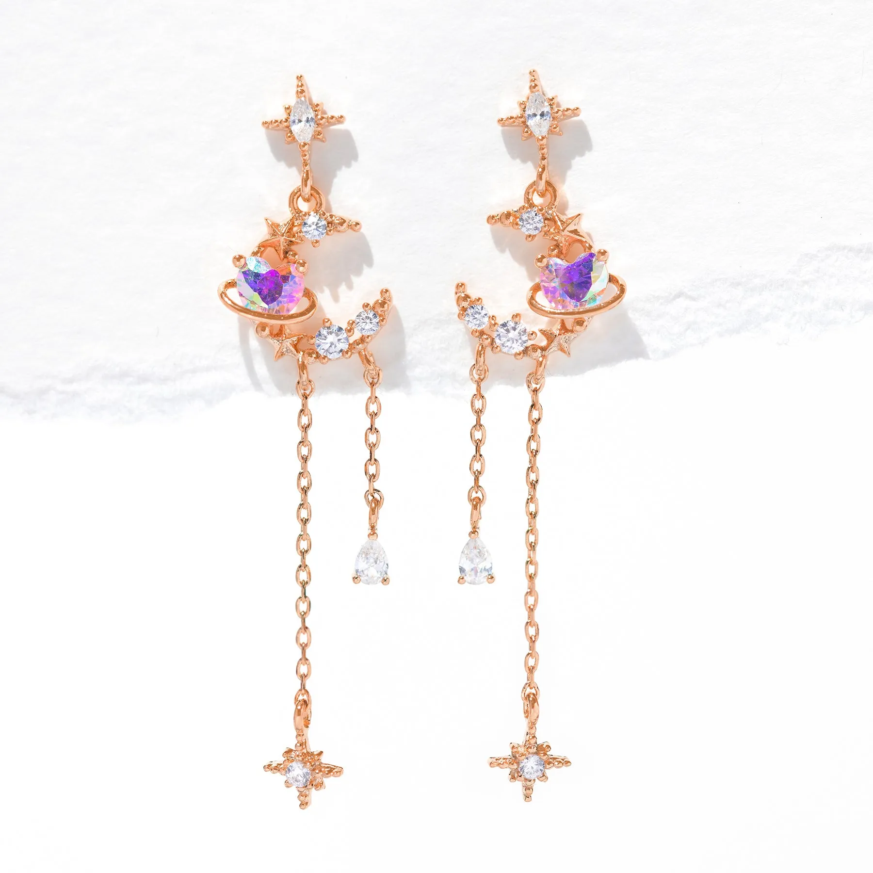 Moonbeam Dangle Earrings