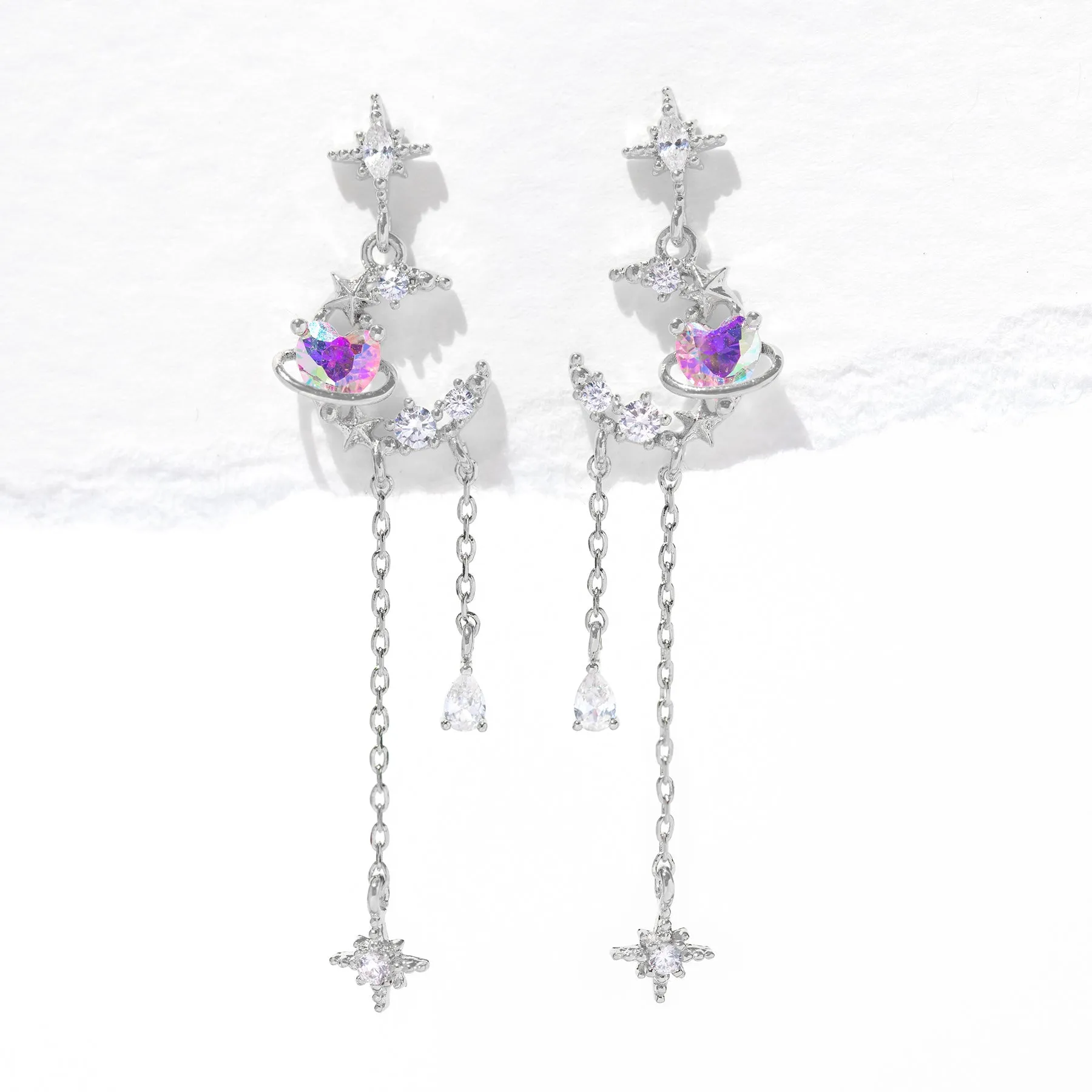 Moonbeam Dangle Earrings