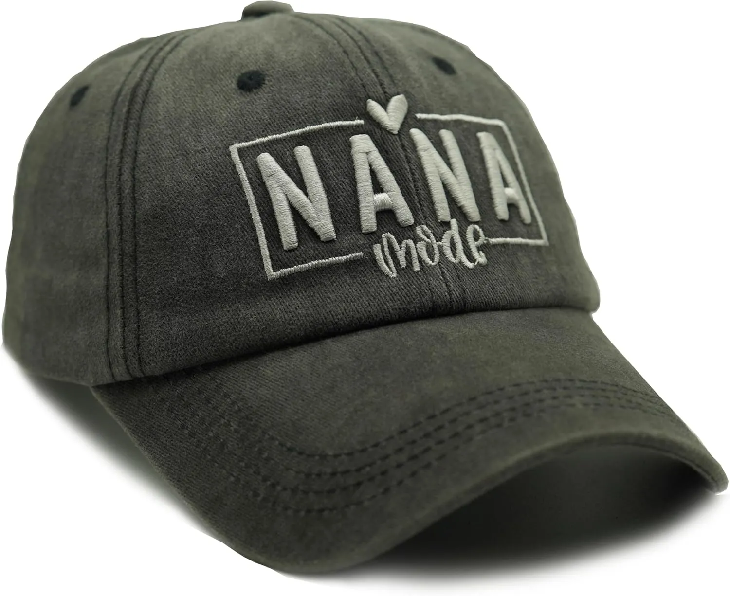 Nana Mimi Gigi Hats for Women Embroidered Washed Adjustable Baseball Cap for Mom Grandma