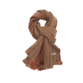 Norlha Nomad Classic Skinny Lines Scarf in Nut