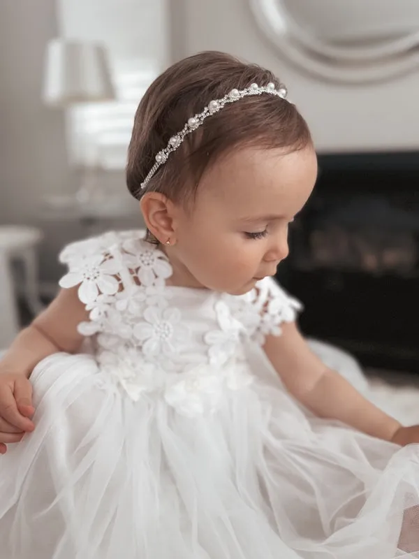Nova Girls Pearl & Diamnate Headband