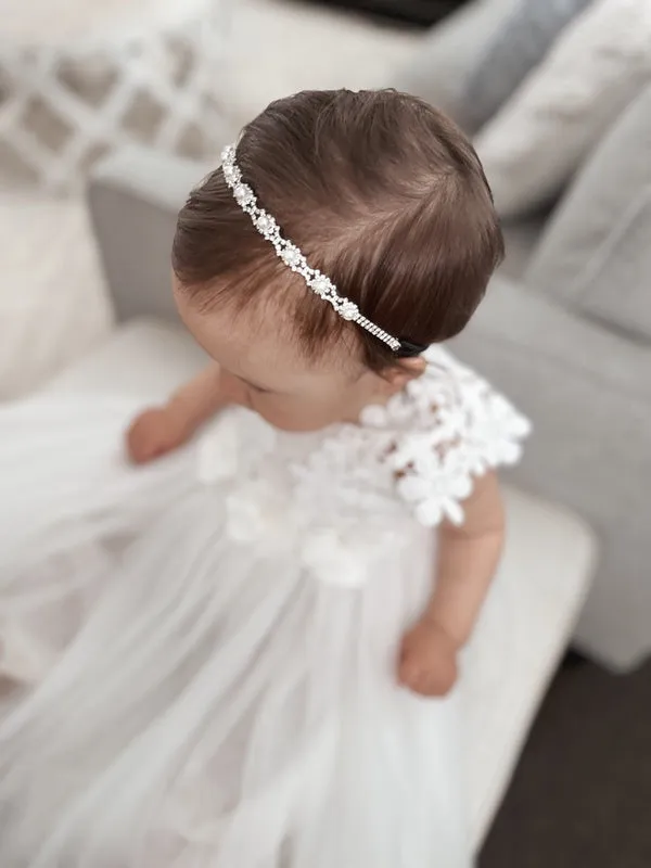 Nova Girls Pearl & Diamnate Headband