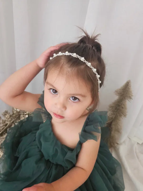 Nova Girls Pearl & Diamnate Headband