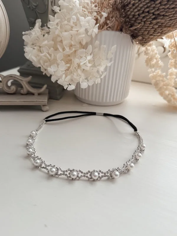 Nova Girls Pearl & Diamnate Headband