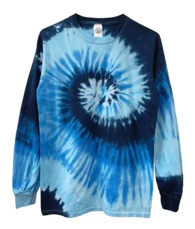 Ocean Tie-Dye Long Sleeve Unisex Tee
