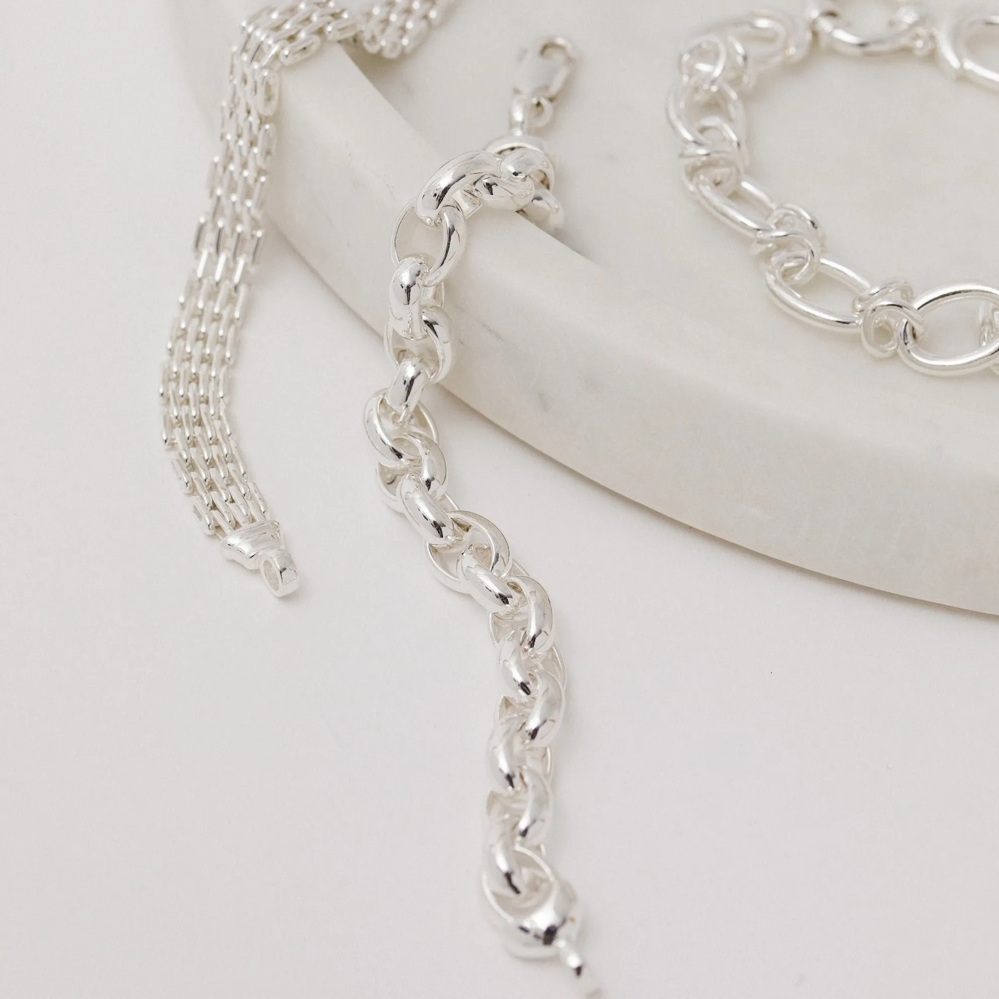 Oval Chunky Belcher Bracelet