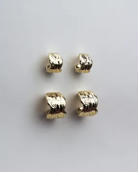 Oyster Shell Hoops