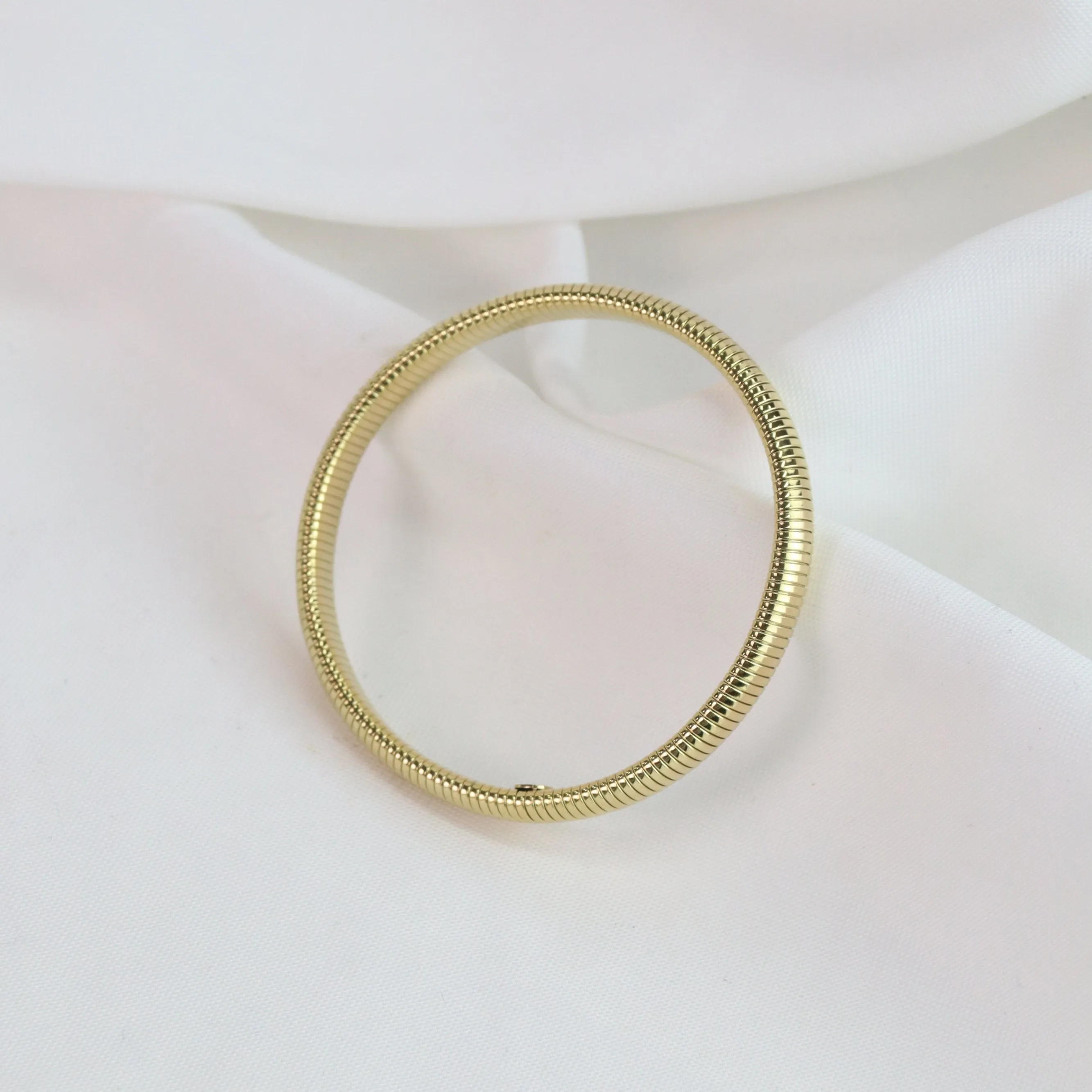 Paros | Stainless Steel 18K Gold Plated or Silver Snake Bracelet