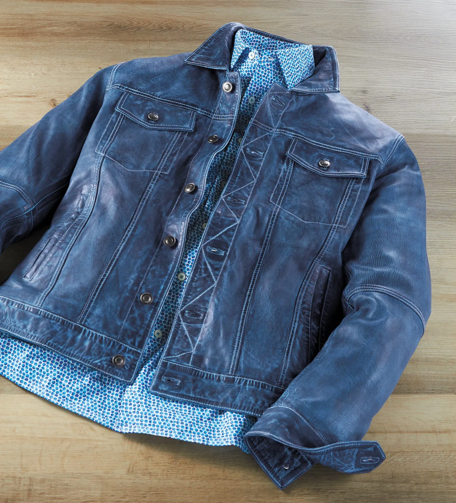Patrick James Lambskin Jacket