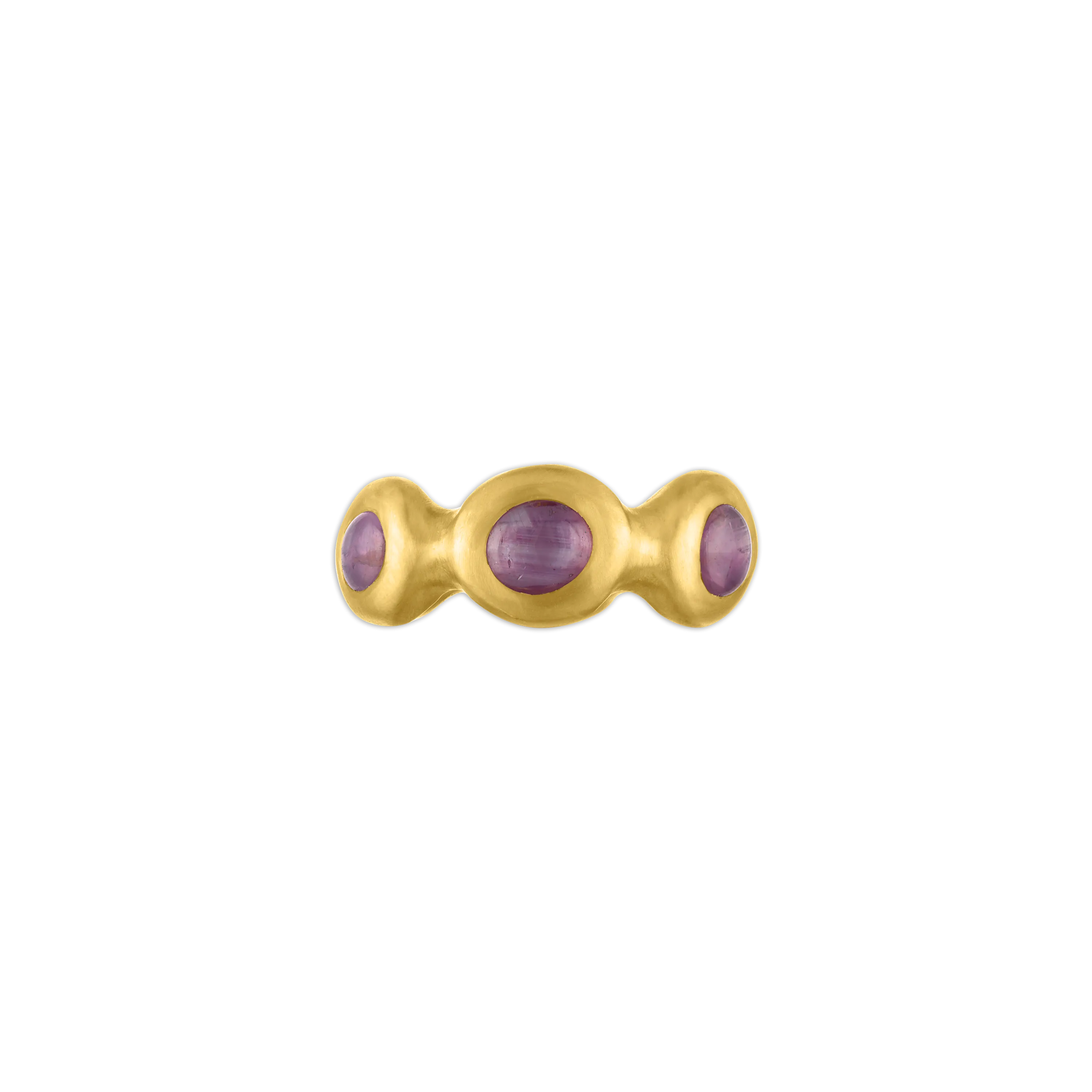 Pink Star Sapphire Breccia Ring