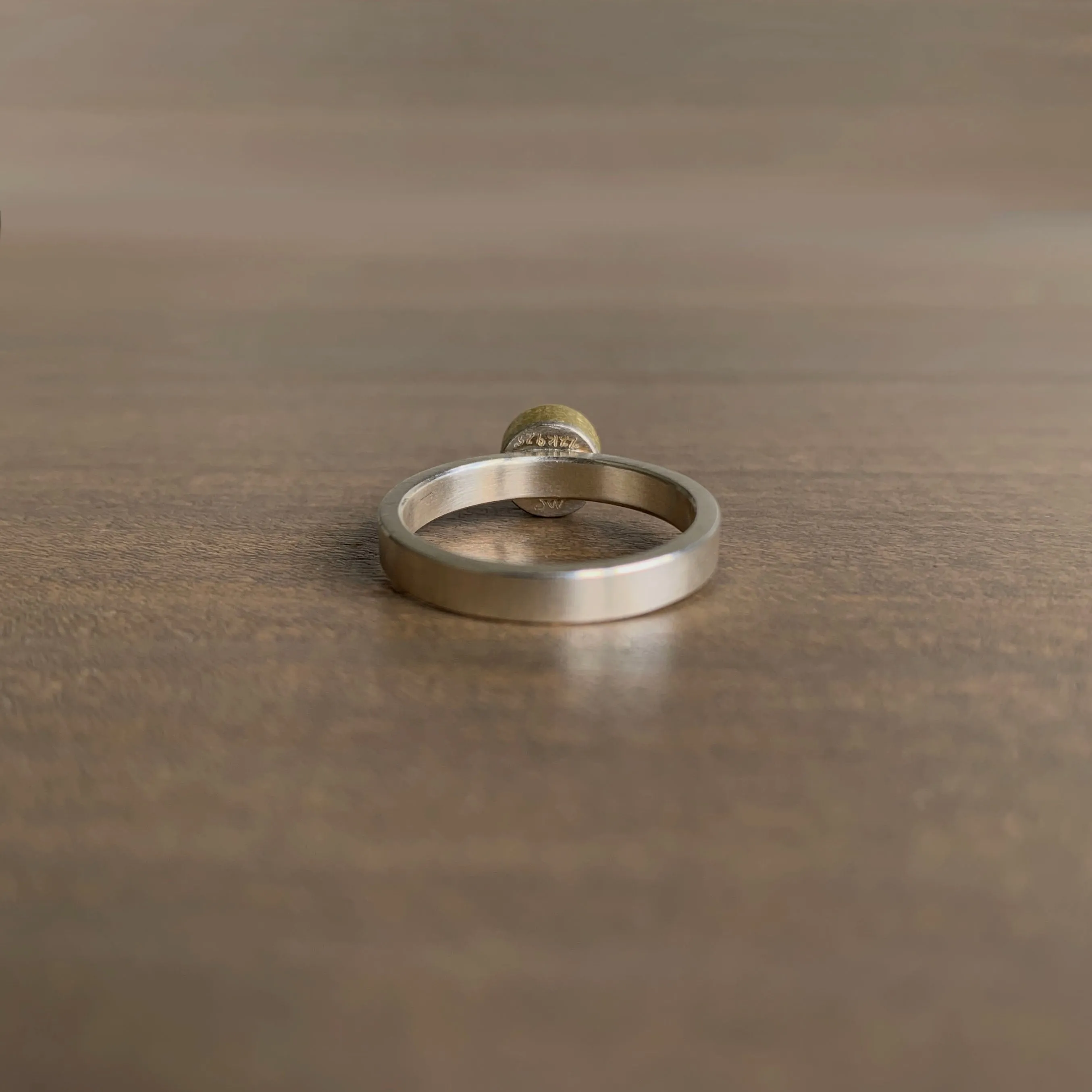 Sapphire Round Ring