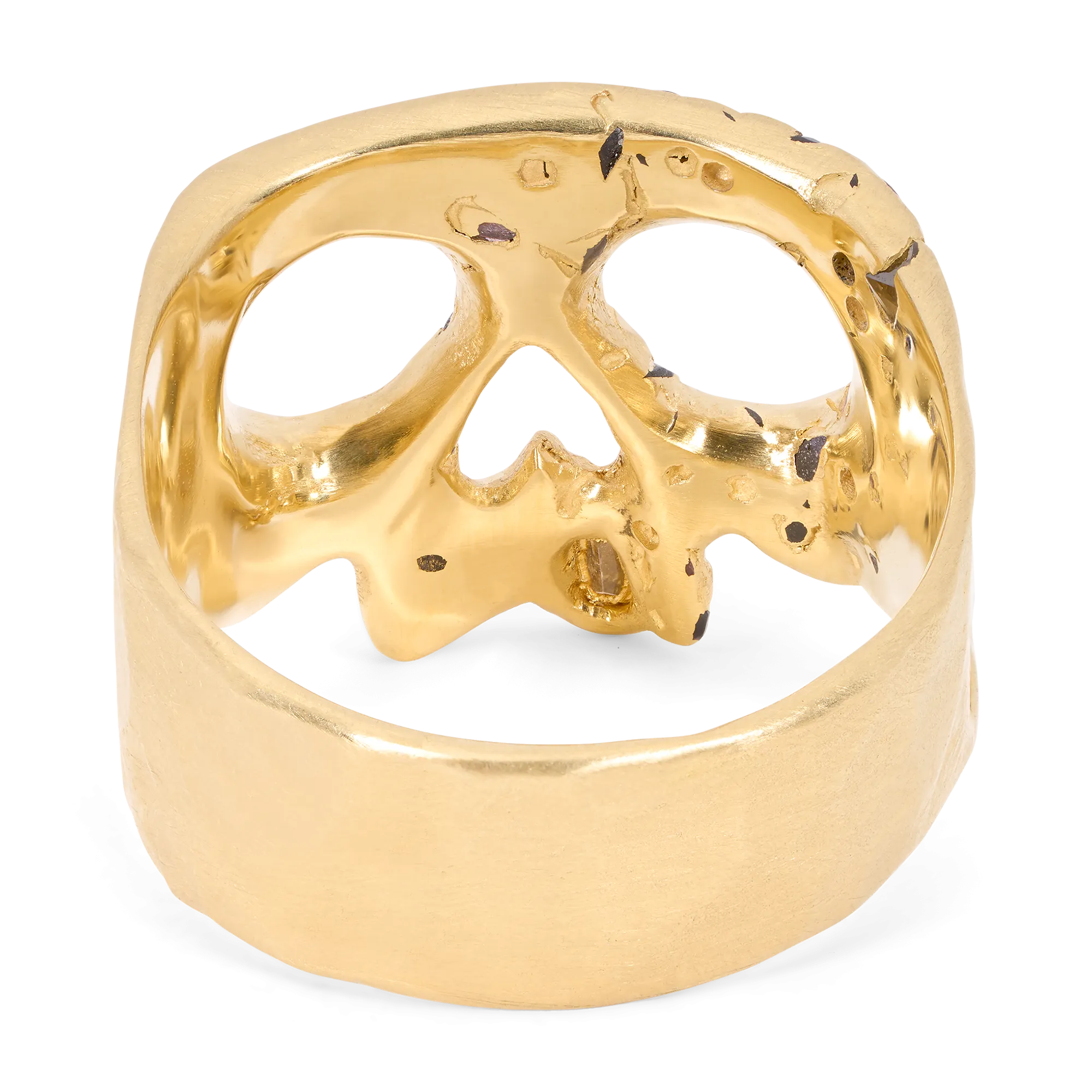 Serpentine Confetti Skull Ring - Size 10 - 11433