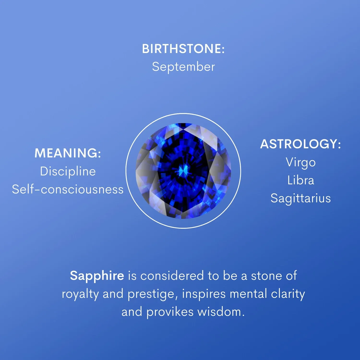 Serpentine Sapphire Ring