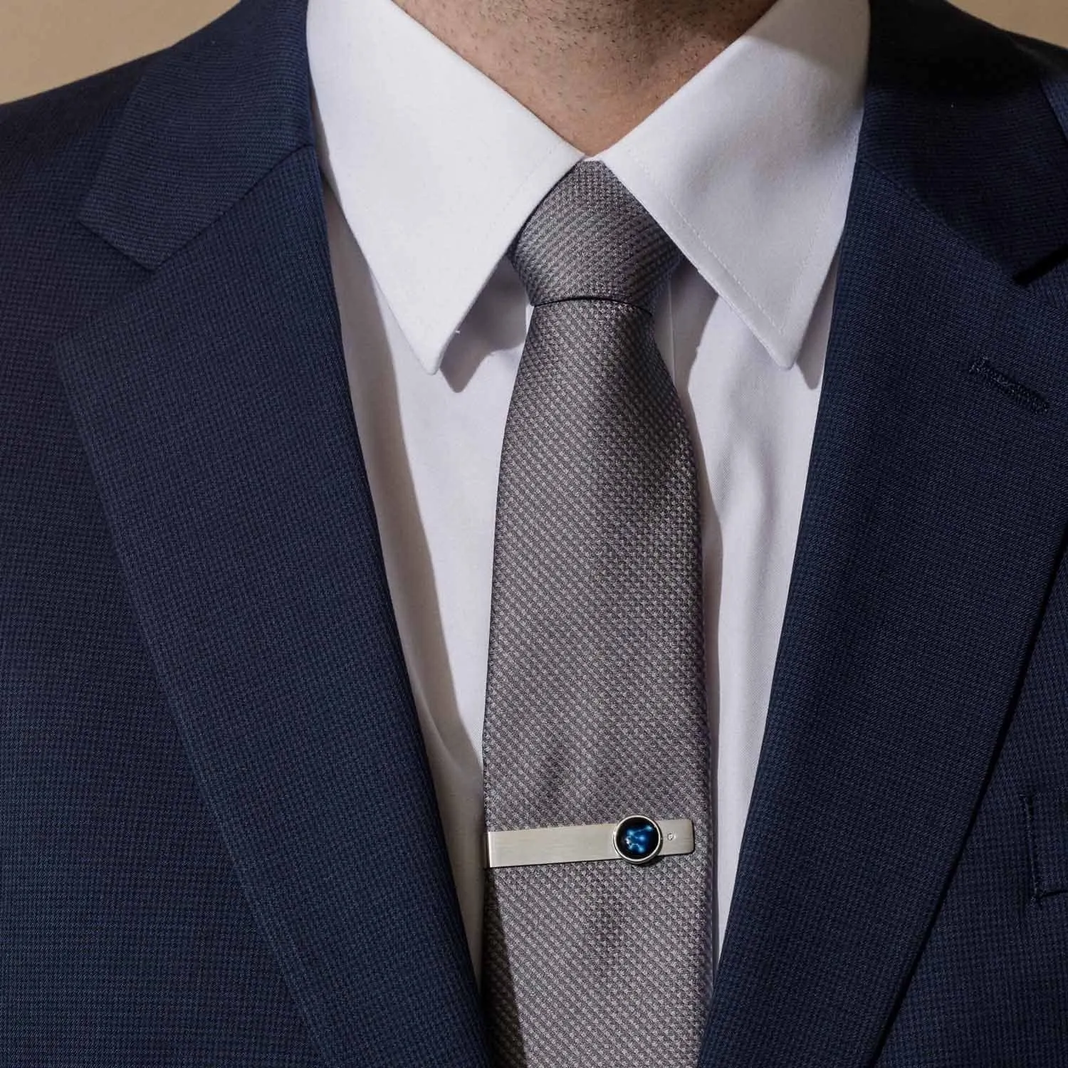 The Astral Tie Bar in Stainless Steel