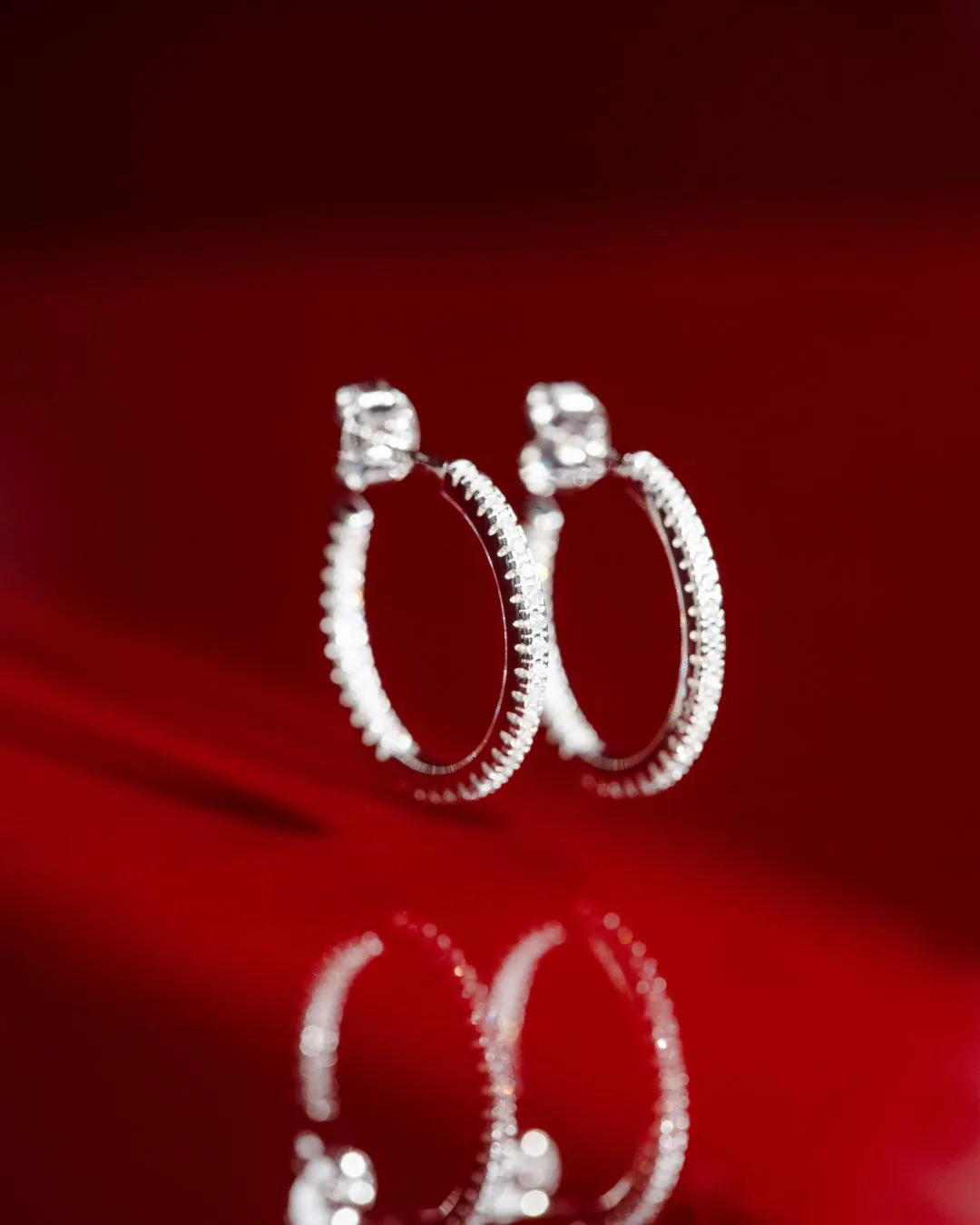 The Go-To Glam hoops S - sterling silver