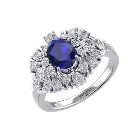 THE SAPPHIRE FLURRY RING