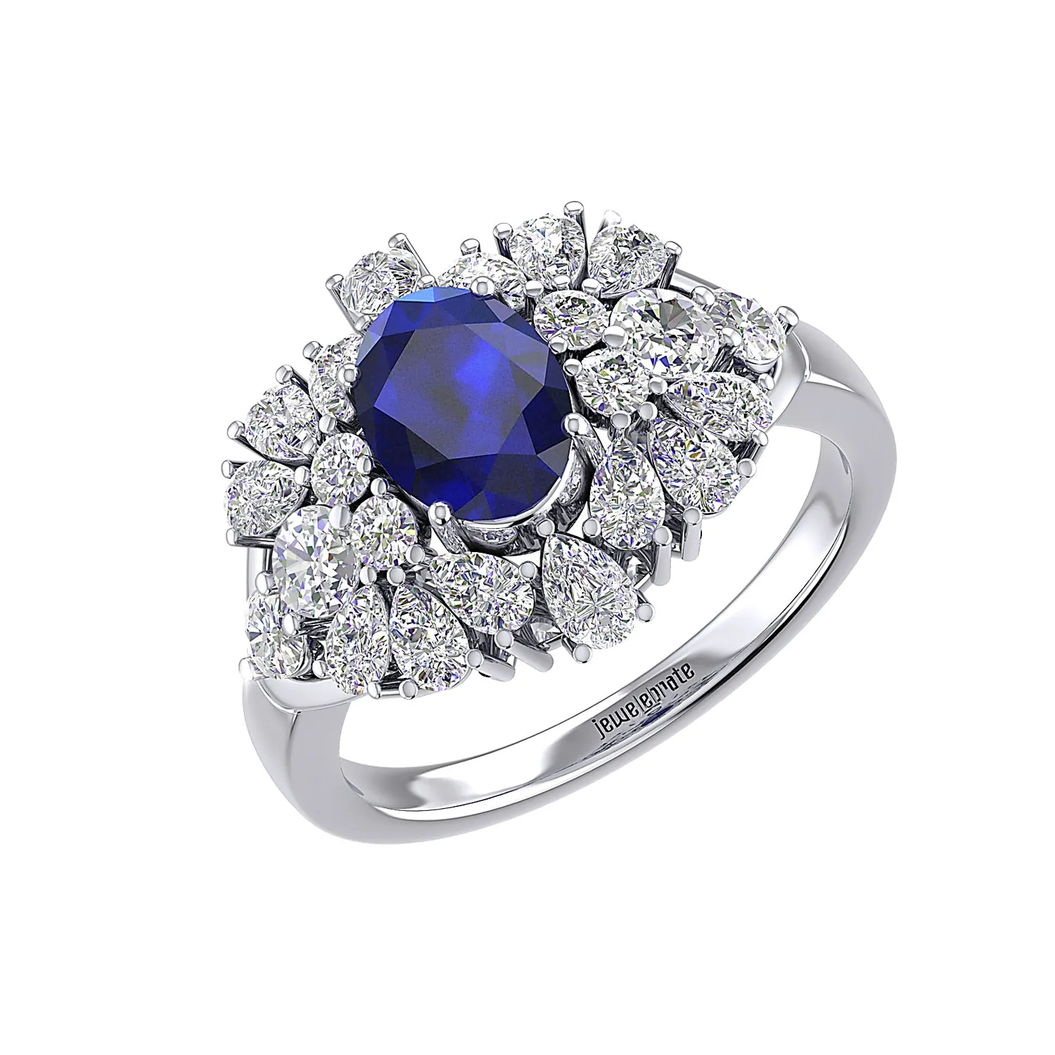 THE SAPPHIRE FLURRY RING