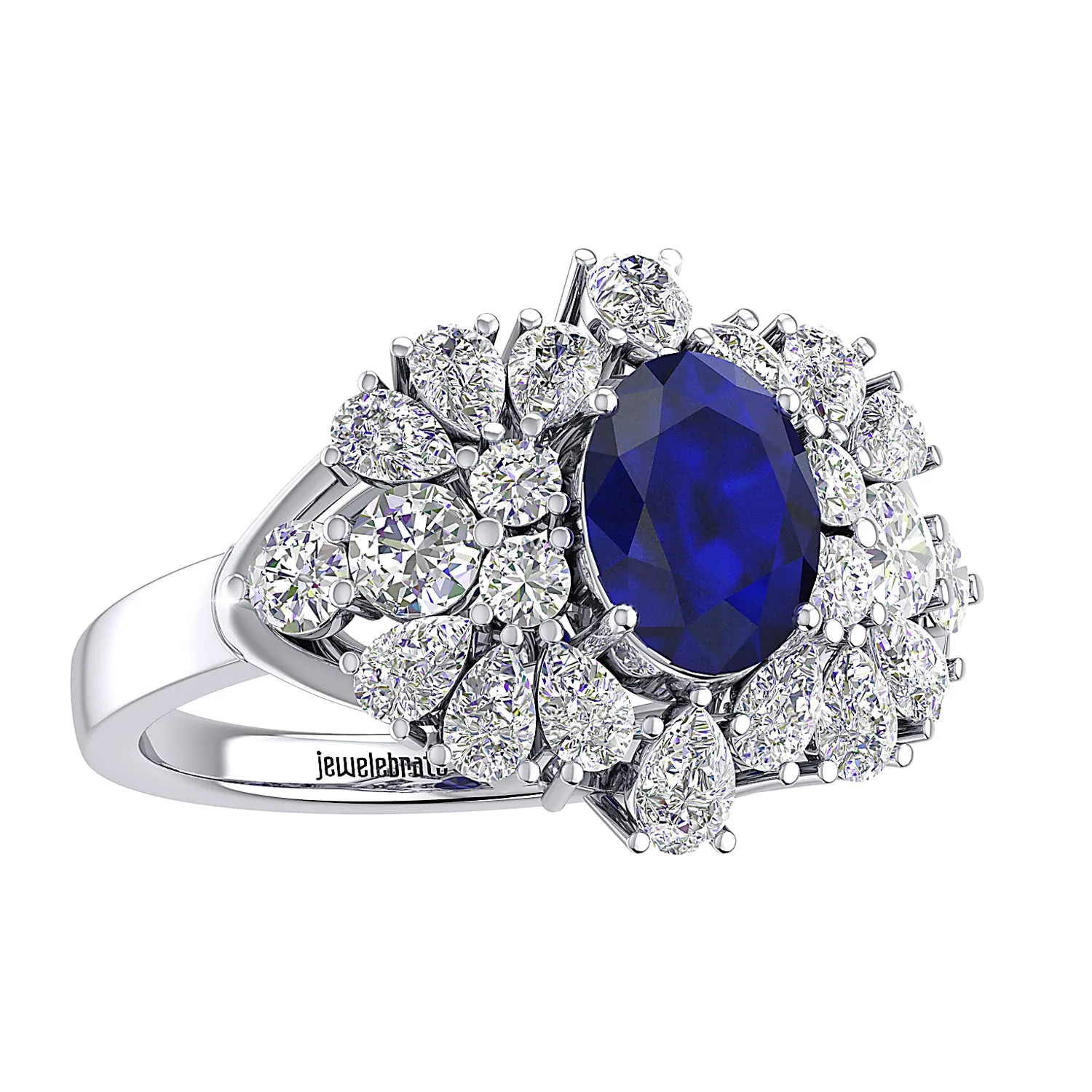 THE SAPPHIRE FLURRY RING