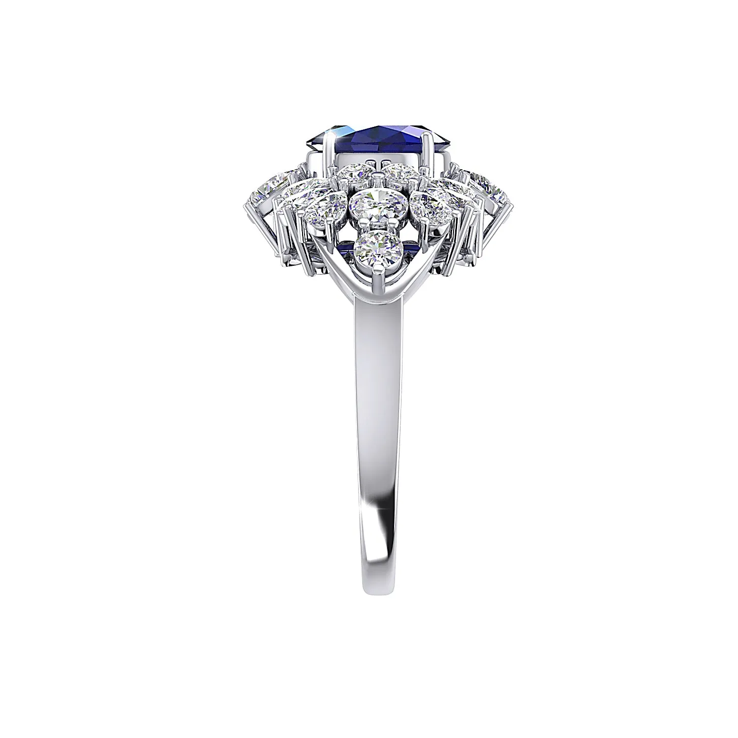 THE SAPPHIRE FLURRY RING