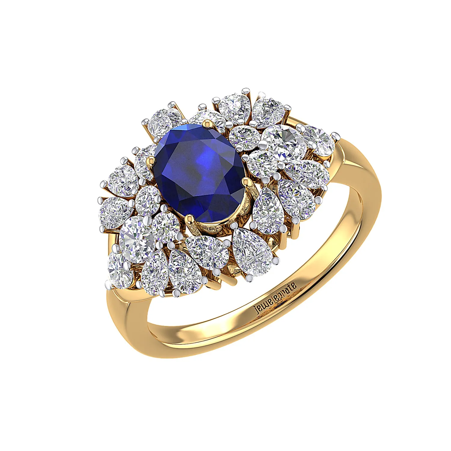 THE SAPPHIRE FLURRY RING