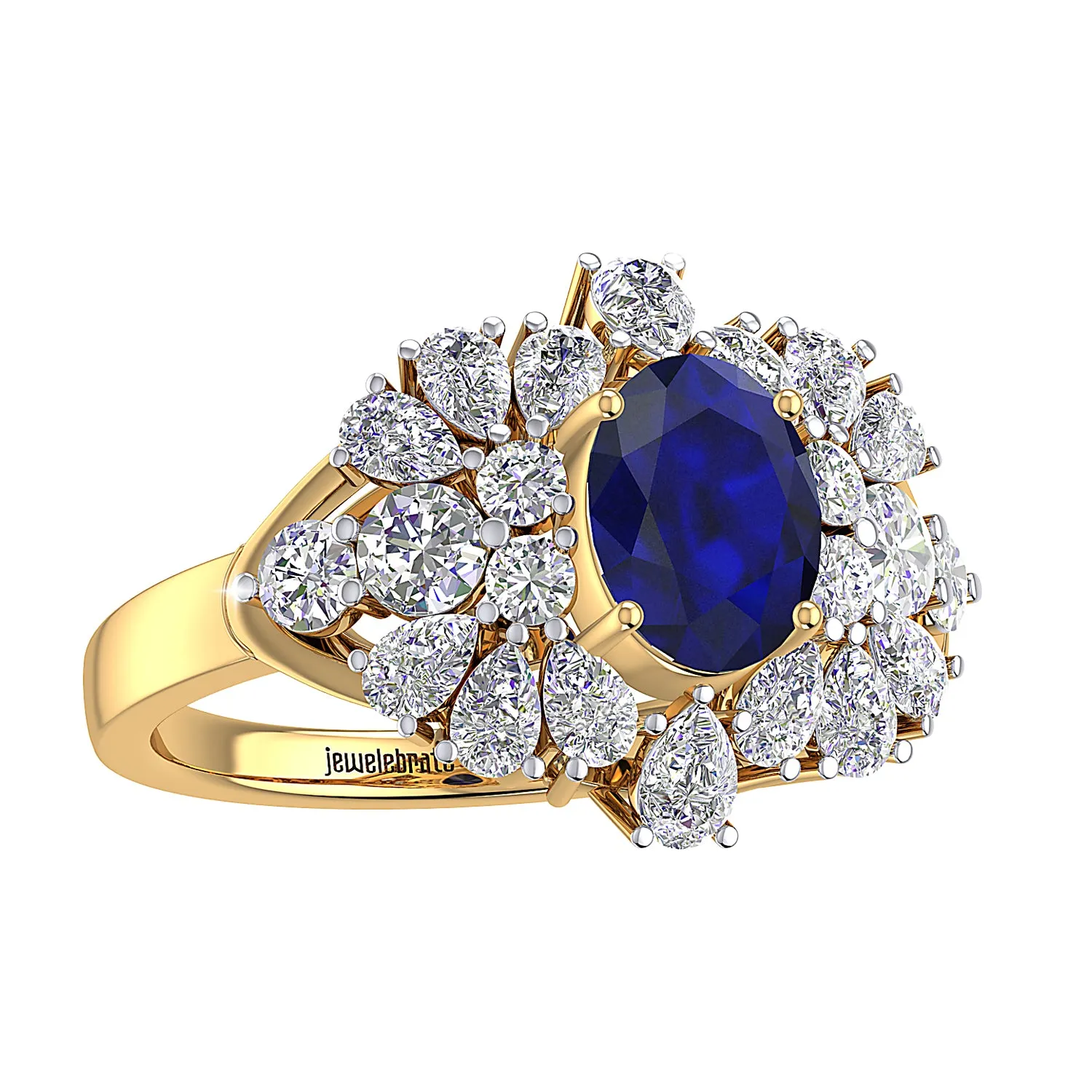 THE SAPPHIRE FLURRY RING