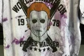 Tie-Dye "Power Walker Tee"