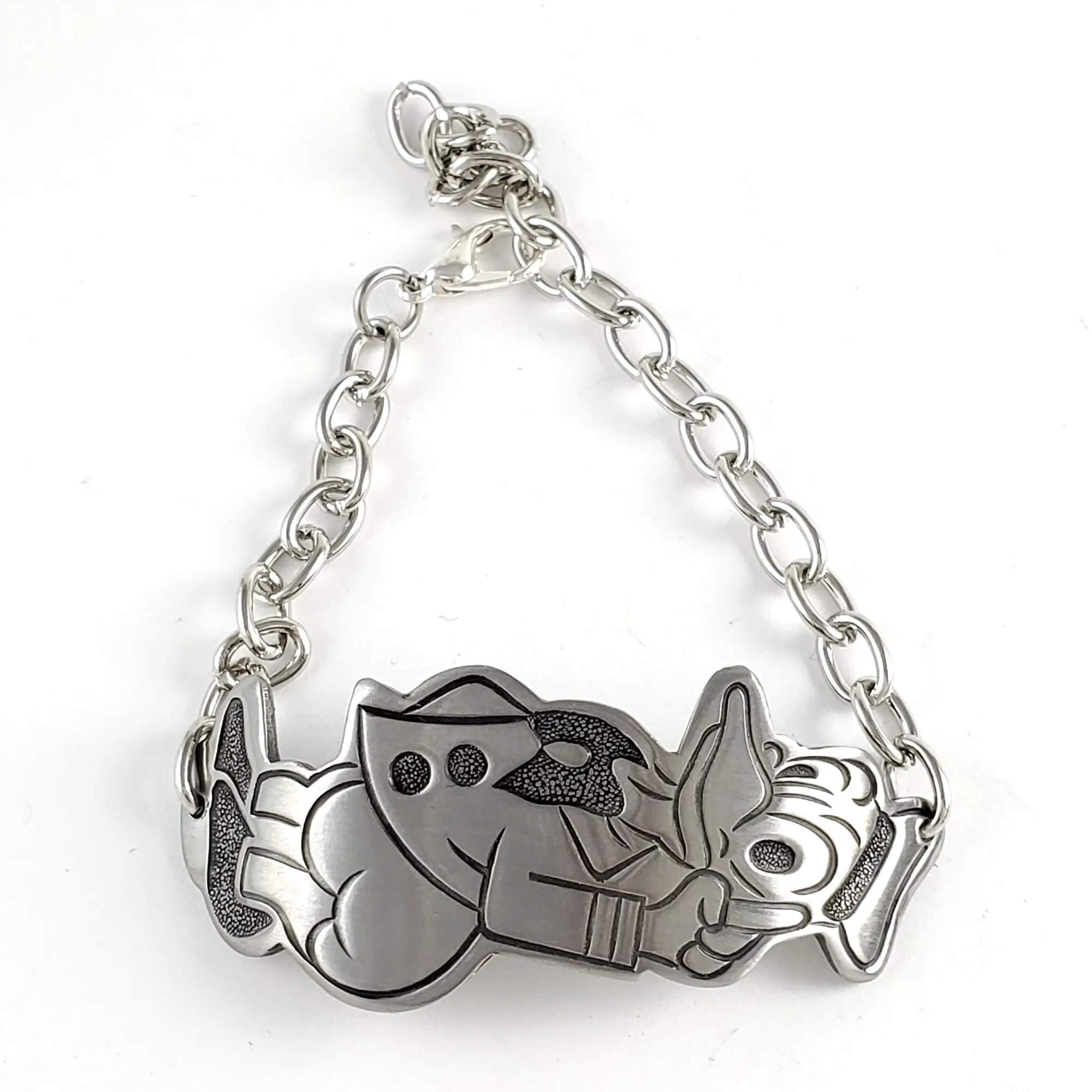 Vintage Donald Duck Stainless Steel Spoon Bracelet