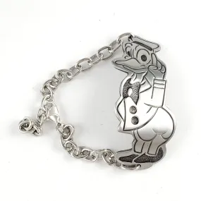 Vintage Donald Duck Stainless Steel Spoon Bracelet