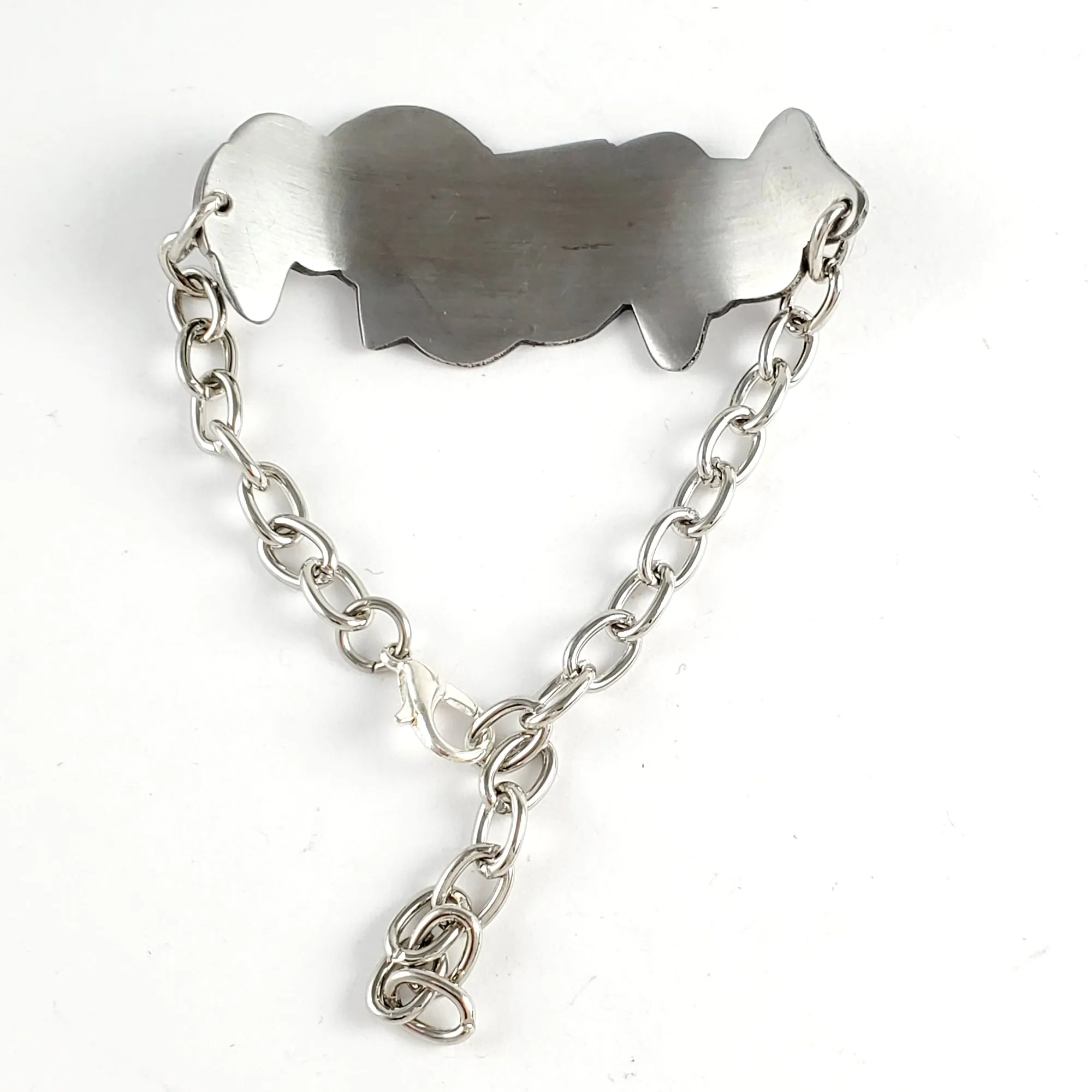 Vintage Donald Duck Stainless Steel Spoon Bracelet