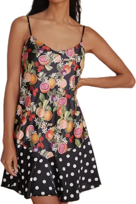 Women Boho Graffiti Mini Cami Dress Cute Graphic Spaghetti Strap Flowy Short Dress Summer Holiday Beach Sundress