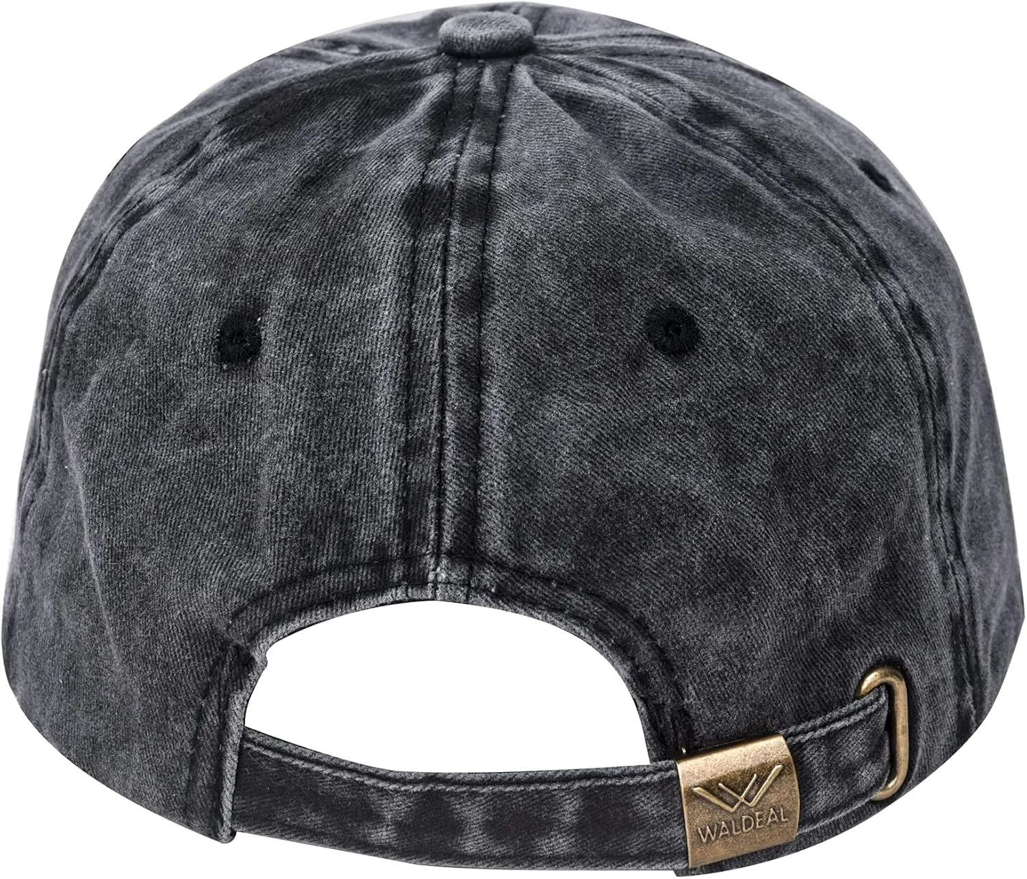 Women's Kayak Hair Don't Care Hat, Denim Washed Adjustable Baseball Cap