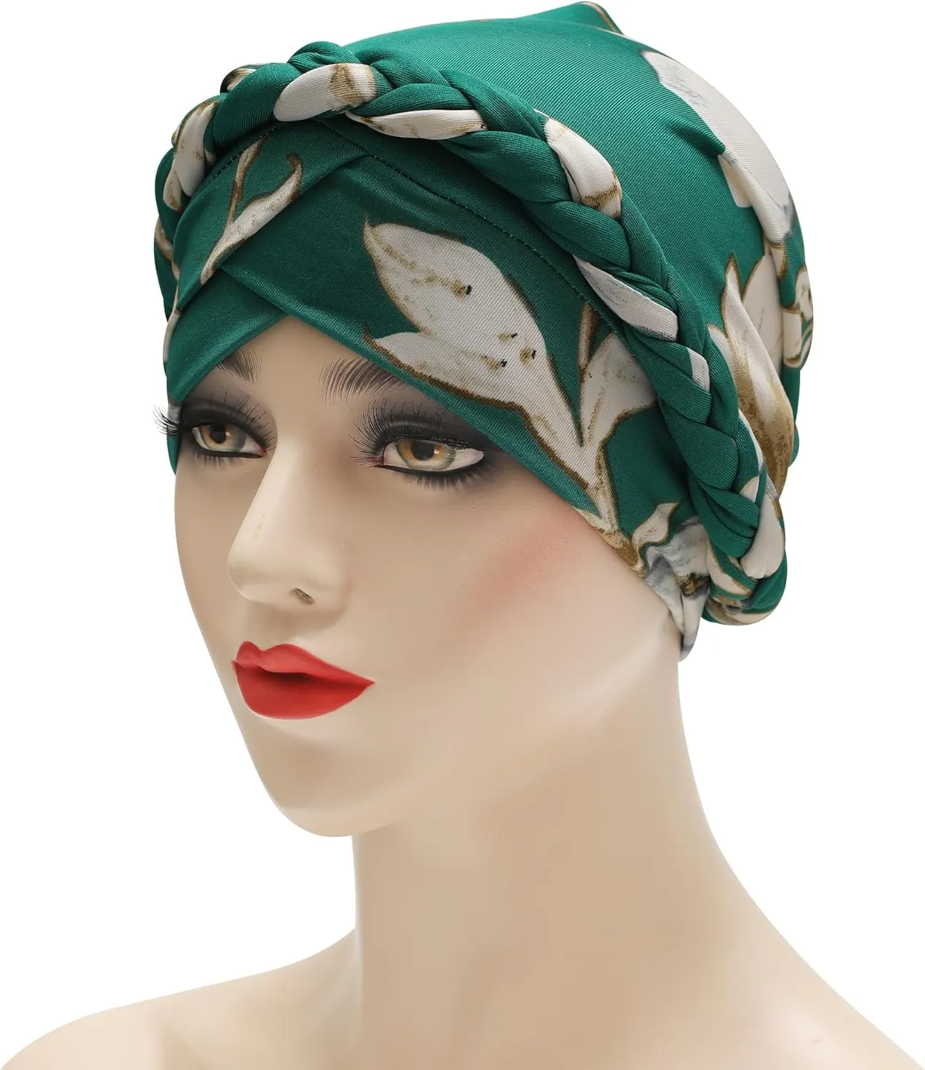 ZLYC Chemo Headwear Pre Tied Turban Headwrap Lightweight Beanie Hat for Women